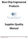 Blue Chip Engineered Products Supplier Quality Manual