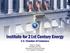 Institute for 21st Century Energy U.S. Chamber of Commerce