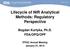 Lifecycle of NIR Analytical Methods: Regulatory Perspective