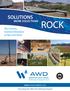 ROCK SOLUTIONS MORE SOLID THAN. The Smarter, Greener Alternative to Pipe and Stone. Focusing Our Sites On Gaining Ground.