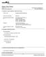 Safety Data Sheet Version 0.1 SDS Number Revision Date 06/02/2015 Print Date 06/02/2015