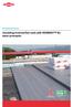 Insulating inverted flat roofs with XENERGY SL: basic principles