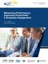 Measuring Performance, Improving Productivity & Employee Engagement