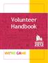 2012 Volunteer Handbook