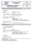 SAFETY DATA SHEET Revised edition no : 0 SDS/MSDS Date : 10 / 10 / 2012