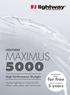 MAXIMUS. for free. 5 years LIGHTWAY. High Performance Skylight. Daytime lighting for industrial halls, offices, sales areas, and warehouses