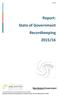 Report: State of Government Recordkeeping 2015/16