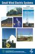 Small Wind Electric Systems. A U.S. Consumer s Guide