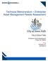 Technical Memorandum Enterprise Asset Management Needs Assessment