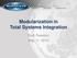 Modularization in Total Systems Integration. Rudi Roeslein May 11, 2015