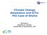 Climate Change Adaptation and ICTs: The Case of Ghana Presenter: Angelica V. Ospina University of Manchester, UK