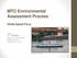 MTO Environmental Assessment Process