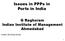 Issues in PPPs in Ports in India G Raghuram Indian Institute of Management Ahmedabad