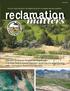 OFFICIAL PUBLICATION OF THE AMERICAN SOCIETY OF MINING AND RECLAMATION. reclamation