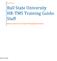 Ball State University HR-TMS Training Guide: Staff