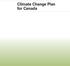Climate Change Plan for Canada
