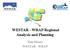 WESTAR - WRAP Regional Analysis and Planning. Tom Moore WESTAR - WRAP