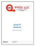 QUALITY MANUAL ISO 9001 QUALITY MANAGEMENT SYSTEM