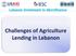 Challenges)of)Agriculture) Lending)in)Lebanon