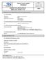 SAFETY DATA SHEET Revised edition no : 0 SDS/MSDS Date : 24 / 7 / 2012