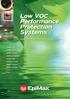 Low VOC Performance Protection Systems