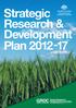 Strategic Research & Development Plan