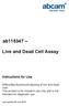 Live and Dead Cell Assay
