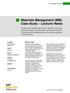 Materials Management (MM) Case Study Lecturer Notes