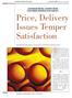 Price, Delivery Issues Temper Satisfaction