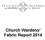 Church Wardens Fabric Report 2014
