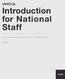 Introduction for National Staff