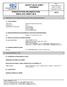 SAFETY DATA SHEET Revised edition no : 0 SDS/MSDS Date : 7 / 7 / 2012