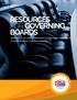 RESOURCES FOR GOVERNING BOARDS