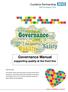 Governance Manual supporting quality at the front line