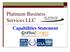 Platinum Business Services LLC. Capabilities Statement