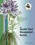 The. Aquatic Plant Management Society.