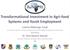 Transformational Investment in Agri-food Systems and Youth Employment