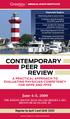 peer review June 4 5, 2009 evaluating physician competency Register by April 3 and SAVE $100! Featured Topics: Minimizing bias in peer review