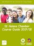 Get Ahead with our Courses for Young People! St Helens Chamber Course Guide 2017/18
