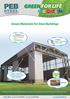 Green Materials for Steel Buildings