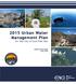 2015 Urban Water Management Plan for the City of East Palo Alto