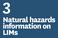 Natural hazards information on LIMs