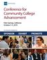 Conference for Community College Advancement