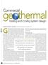 geothermal Commercial heating and cooling system design