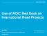 Use of FIDIC Red Book on International Road Projects