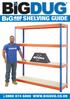 400 SHELVING GUIDE 400KG UDL SERIES UP TO