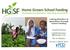 Linking Nutrition to agriculture through school Feeding