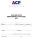 ACP EMPLOYEE PERFORMANCE APPRAISAL 2017