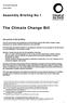 The Climate Change Bill
