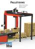 Palletising Palletising robots Pallet loaders Accessories